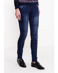 Темно-синие джинсы скинни от By Swan