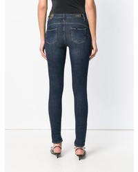 Темно-синие джинсы скинни от Liu Jo