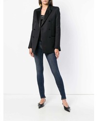 Темно-синие джинсы скинни от Liu Jo