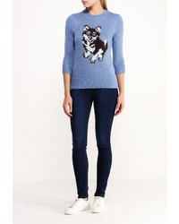 Темно-синие джинсы скинни от Concept Club