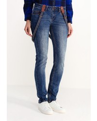 Темно-синие джинсы скинни от Concept Club