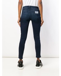 Темно-синие джинсы скинни от Paige
