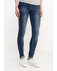 Темно-синие джинсы скинни от Emoi