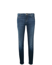 Темно-синие джинсы скинни от Emporio Armani