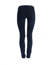 Темно-синие джинсы скинни от F5