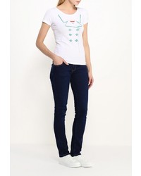 Темно-синие джинсы скинни от F5