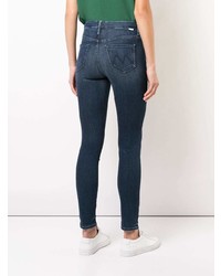 Темно-синие джинсы скинни от Mother