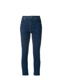 Темно-синие джинсы скинни от Forte Dei Marmi Couture