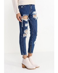 Темно-синие джинсы скинни от Glamorous