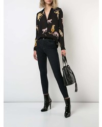 Темно-синие джинсы скинни от L'Agence