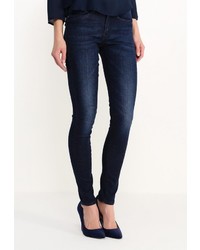 Темно-синие джинсы скинни от Ichi