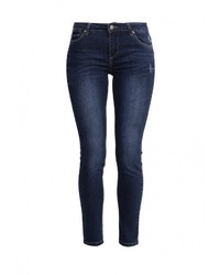 Темно-синие джинсы скинни от Incity