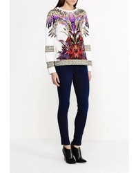 Темно-синие джинсы скинни от Just Cavalli