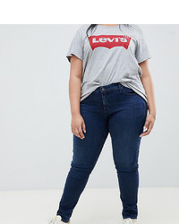 Темно-синие джинсы скинни от Levi's Plus