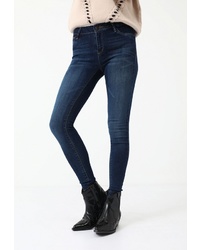 Темно-синие джинсы скинни от Lime