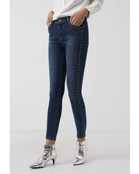 Темно-синие джинсы скинни от Lime