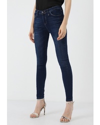 Темно-синие джинсы скинни от Lime