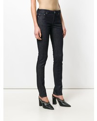 Темно-синие джинсы скинни от Givenchy