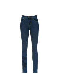 Темно-синие джинсы скинни от Martha Medeiros
