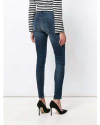 Темно-синие джинсы скинни от Diesel