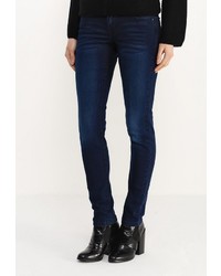 Темно-синие джинсы скинни от Mim