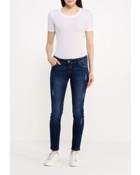 Темно-синие джинсы скинни от Motivi