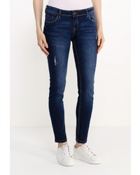 Темно-синие джинсы скинни от Motivi