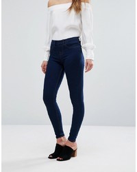 Темно-синие джинсы скинни от New Look