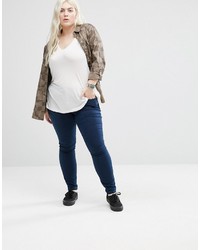 Темно-синие джинсы скинни от Brave Soul