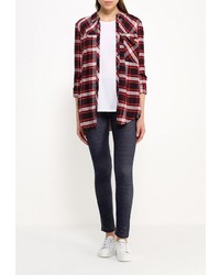 Темно-синие джинсы скинни от QED London