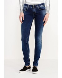 Темно-синие джинсы скинни от Replay