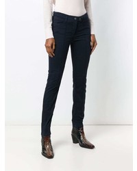 Темно-синие джинсы скинни от Luisa Cerano