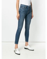 Темно-синие джинсы скинни от Current/Elliott