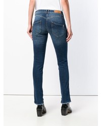 Темно-синие джинсы скинни от Patrizia Pepe