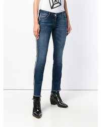 Темно-синие джинсы скинни от Patrizia Pepe