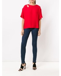 Темно-синие джинсы скинни от Tufi Duek