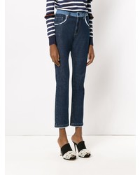 Темно-синие джинсы скинни от Andrea Bogosian