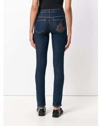 Темно-синие джинсы скинни от Vivienne Westwood