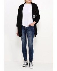 Темно-синие джинсы скинни от Sweewe