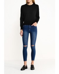 Темно-синие джинсы скинни от Sweewe