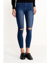 Темно-синие джинсы скинни от Sweewe