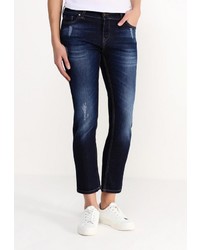 Темно-синие джинсы скинни от Top Secret