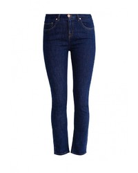 Темно-синие джинсы скинни от Victoria Beckham