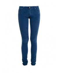 Темно-синие джинсы скинни от Victoria Beckham