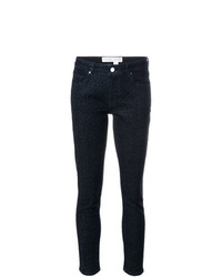 Темно-синие джинсы скинни от Victoria Victoria Beckham