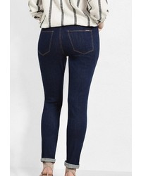 Темно-синие джинсы скинни от Violeta BY MANGO