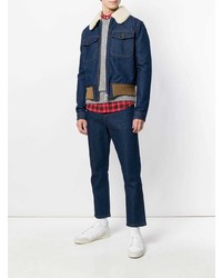 Мужские темно-синие джинсы от AMI Alexandre Mattiussi