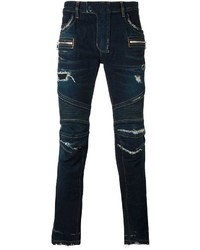 Мужские темно-синие джинсы от Balmain