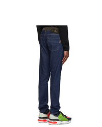 Мужские темно-синие джинсы от Fendi