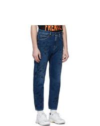 Мужские темно-синие джинсы от McQ Alexander McQueen